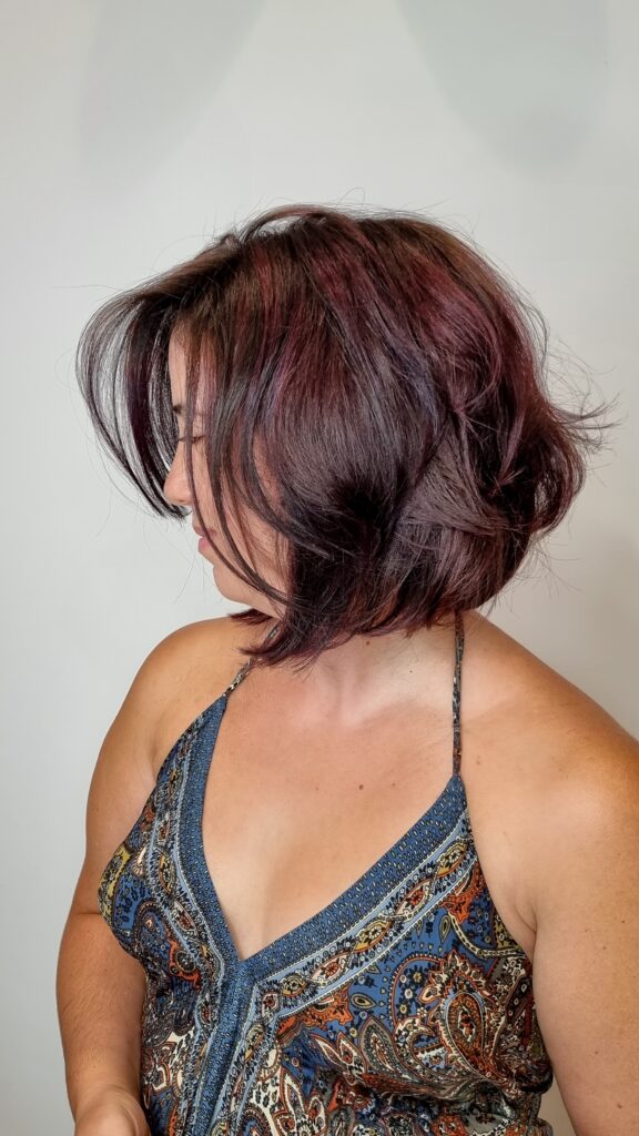 burgundy hair color