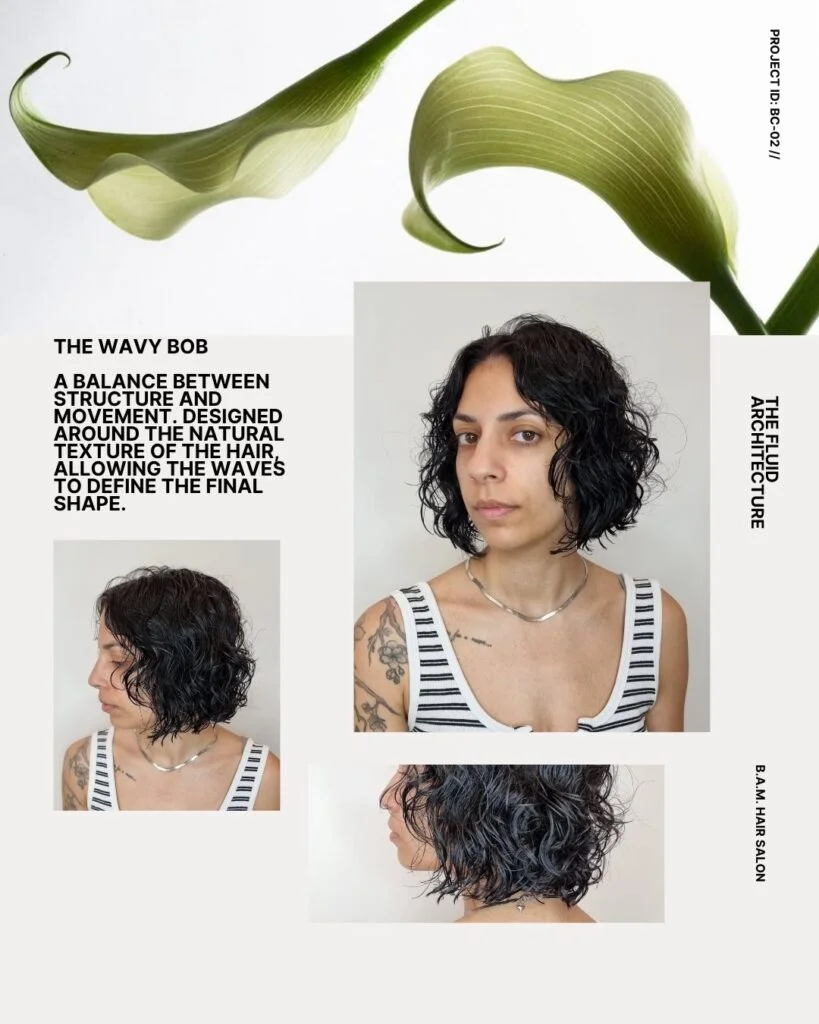 Κοντά μαλλιά με φυσική κίνηση – Wavy Bob